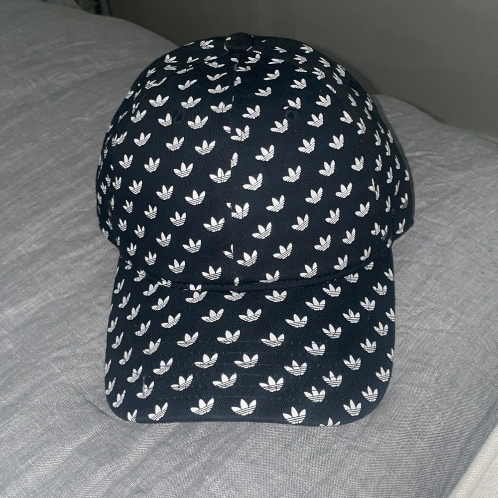Adidas Logo Black and White Cap